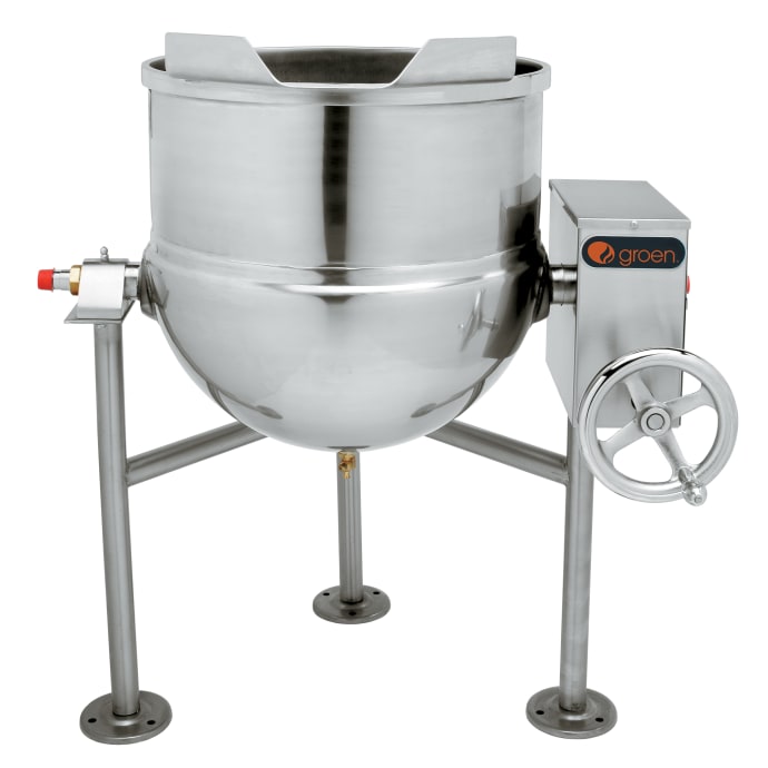 Groen Dl 60 60 Gal Steam Kettle Manual Tilt 2 3 Jacket Direct Steam