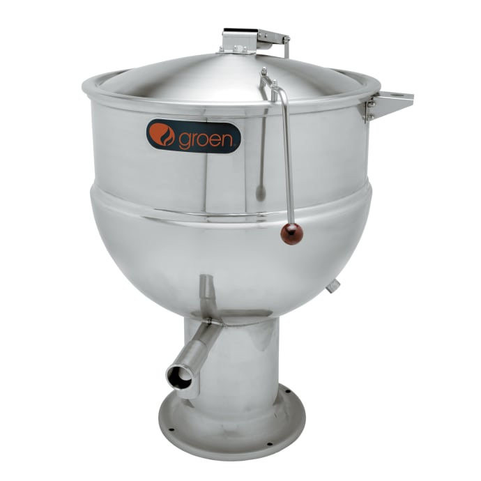 Groen Pt 80 80 Gal Steam Kettle Stationary 2 3 Jacket Direct Steam