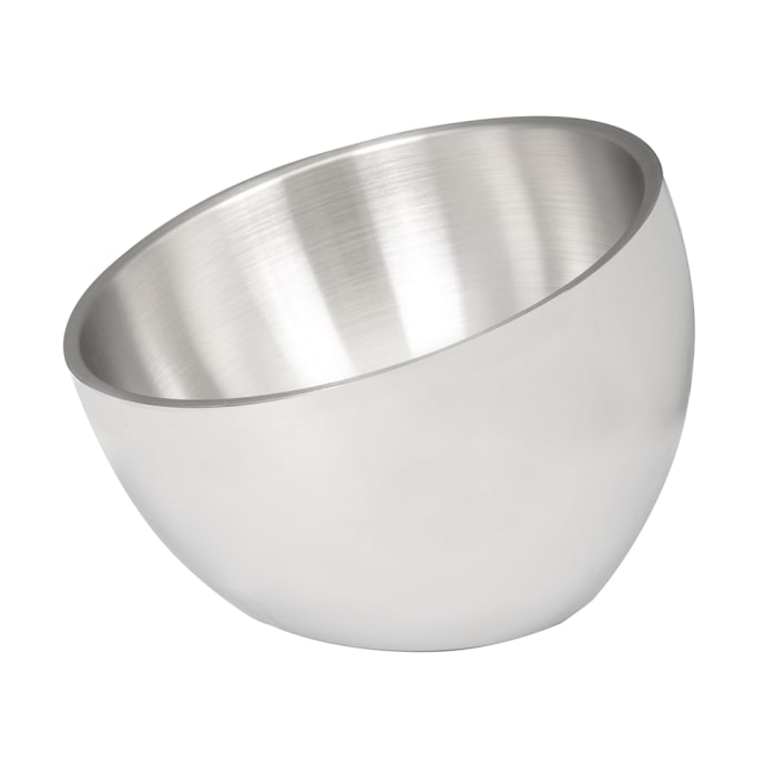Plutus Brands Shiny Steel Double Wall Bowl 