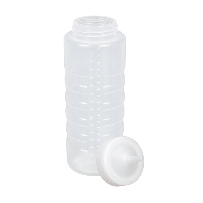 Vollrath 4914-13 Twist Close Bottle Caps Clear Wide Mouth