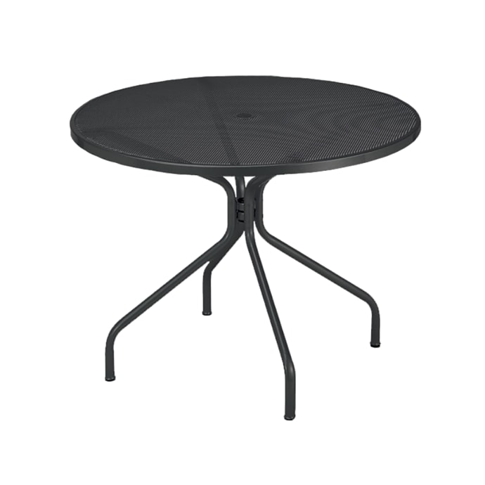 Emu 805 48 Round Cambi Indoor Outdoor, 48 Inch Round Patio Table With Umbrella Hole