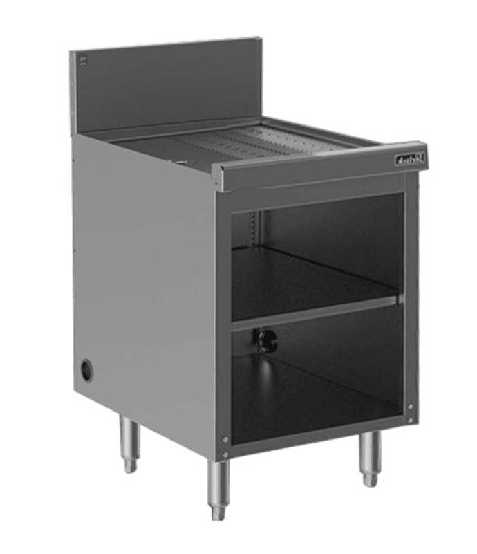 Perlick Sc24 24 In Storage Cabinet W Open Base Drainboard Stainless