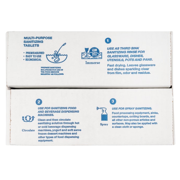 bar maid dis 201 quaternary sanitizer tablets 150 tablets per bottle