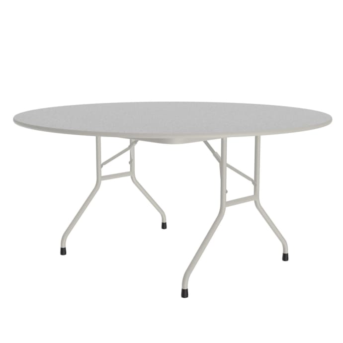 Correll Cf60mr 15 60 Round Folding, Round Particle Board Table With Removable Legs