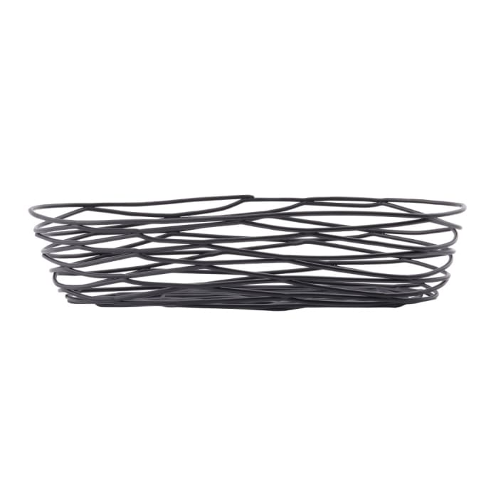 Oblong TableCraft Products BK11709 Basket Black Metal 9 x 4 x 2