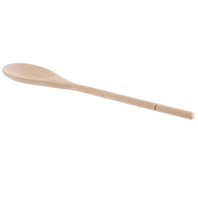 KSC French Beech 12" Slotted Wood Spoon 6105 
