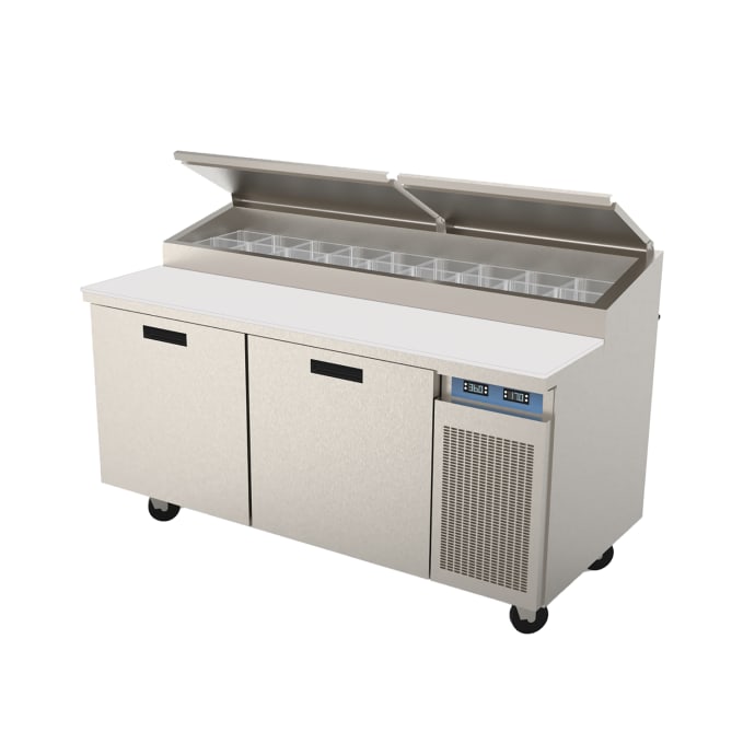 Randell 8268n 290 Pcb 68 Pizza Prep Table W Refrigerated Base 115v