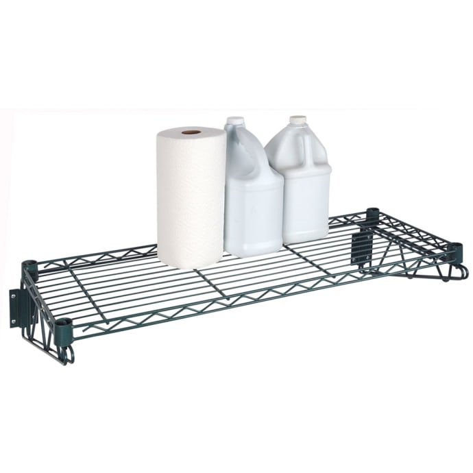 Focus Fws1836gn Direct Wall Mount Kit W 2 18 D Brackets 1 36 W Wire Shelf Epoxy