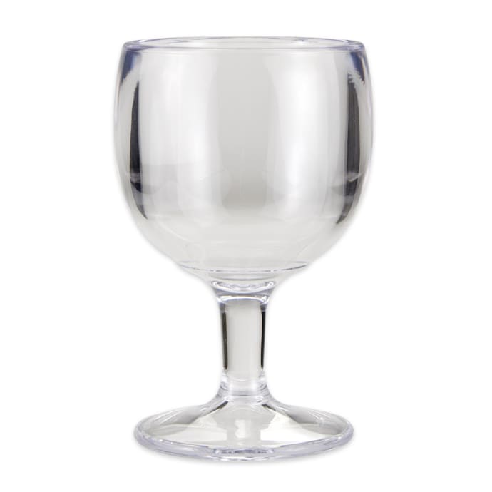plastic goblet glasses