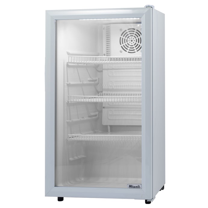 Migali C 04rm 18 9 10 Countertop Display Merchandiser Swing Door White 115v