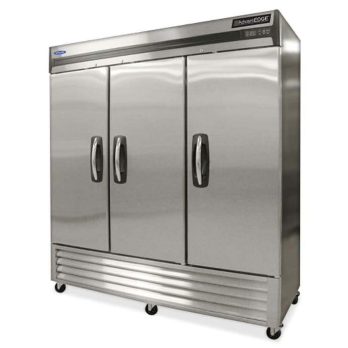 3 door reach in cooler