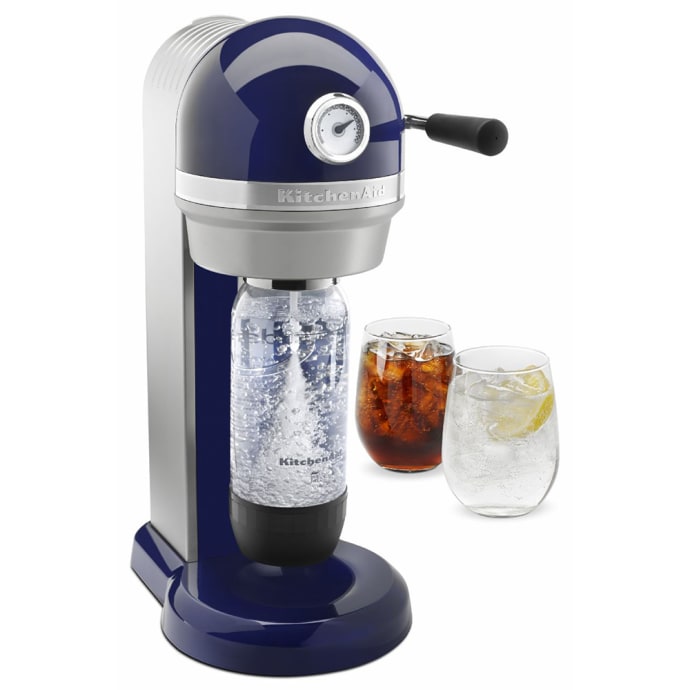 Kitchenaid Kss1121bu Sparkling Beverage Maker Powered By Soda Stream Cobalt Blue
