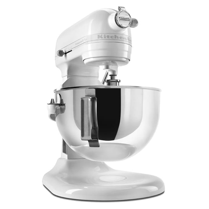 Kitchenaid Kv25goxww Professional 5 Plus Series 5 Quart Stand Mixer White On White