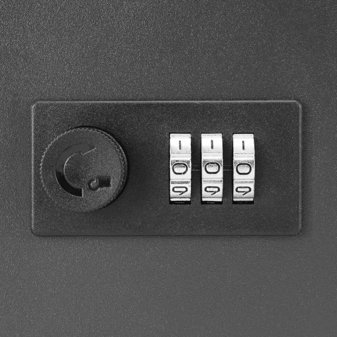 Barska CB13606 48 Key Cabinet w/ Combination Lock Steel, Black