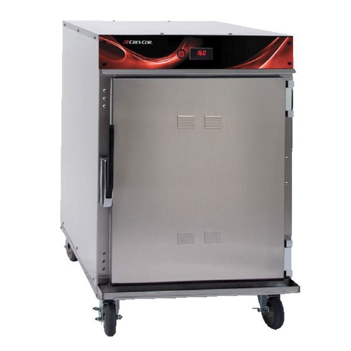 Cres Cor 750 Hh Ss De Undercounter Insulated Mobile Heated Cabinet W 6 Pan Capacity 120v