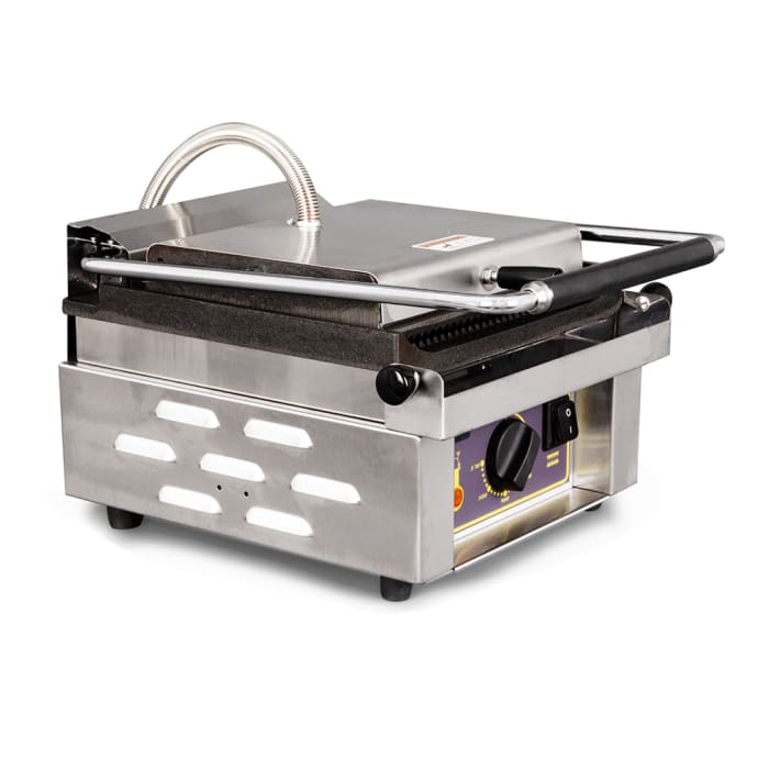 Globe GPG10 Bistro Panini Grill Grooved - Single