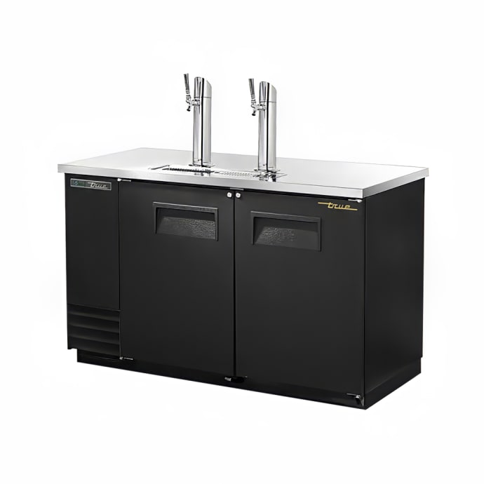 3 door keg cooler