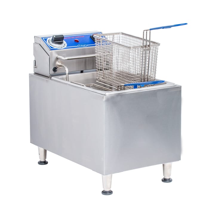 Globe PF16E Countertop Electric Fryer - (1) 16 lb Vat, 240v/1ph