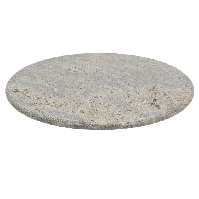 Art Marble G208 24 Rd Round Granite Table Top Indoor Outdoor Kashmir White - 24 Round Granite Table Top