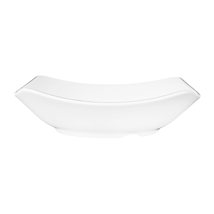 D2211L-W White w/Black Trim Elite Global Solutions Oval Plate Pack of 6 D2211L-W White w/Black Trim Elite Global Solutions Oval Plate Pack of 6