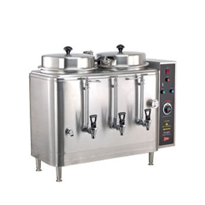 Grindmaster Fe100n 102417 Twin 3 Gal Automatic Coffee Urn Stainless 120 240v 1ph
