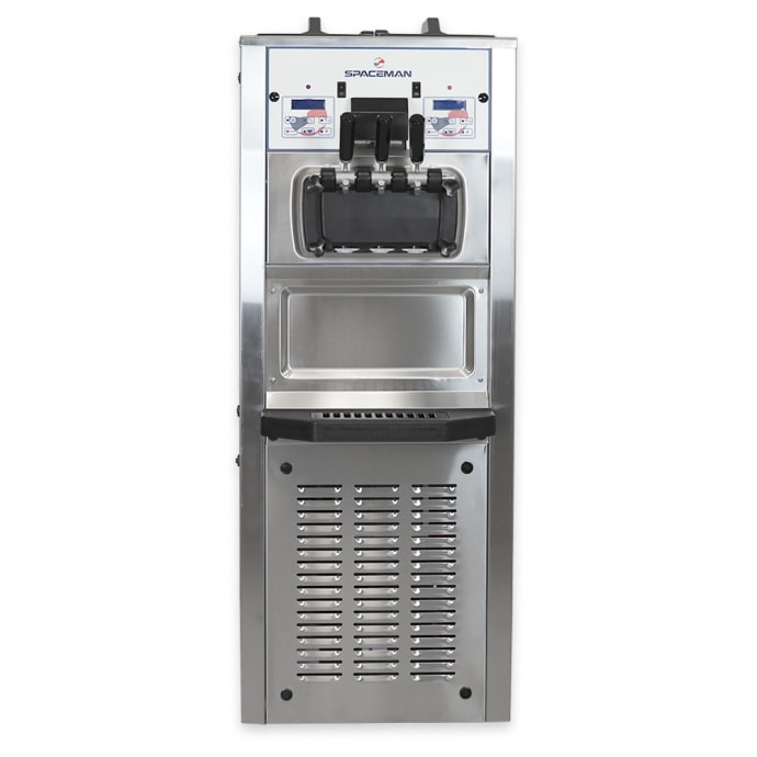 Spaceman 6378A-C Soft Serve Ice Cream Machine w/ (2) 7 1/2 qt Flavor  Hoppers, 208 230v, 1ph