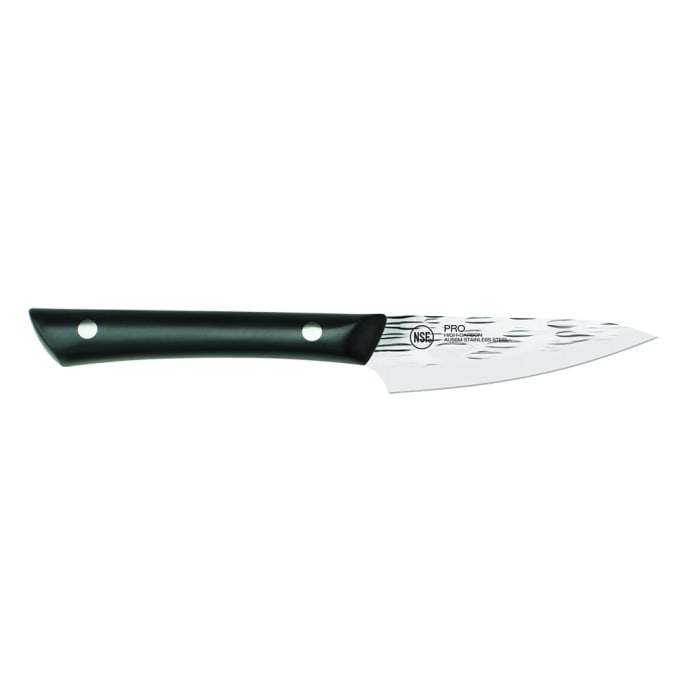 HT7068 3 1/2" Knife w/ Black POM Handle, Stainless Steel Blade