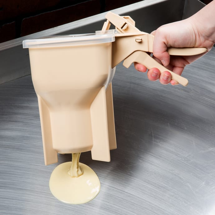 Vollrath 2803-18 3/8 gal Batter Dispenser - Plastic, Almond