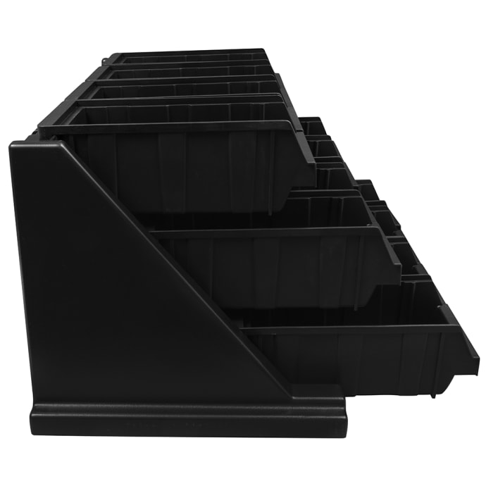 Cambro 12RS12110  12-Bin Condiment Organizer (Black)