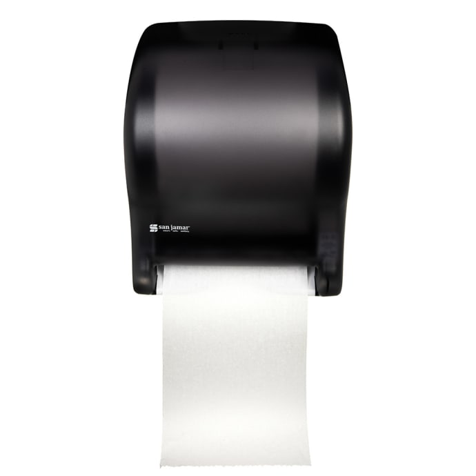 San Jamar T8000TBK Wall Mount Touchless Roll Paper Towel Dispenser