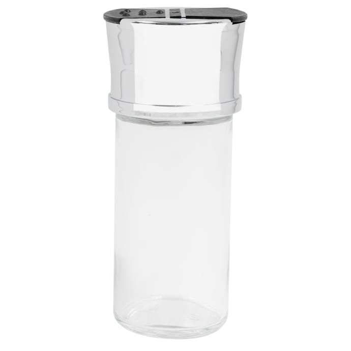 Olde Thompson 22 350 Individual Spice Jar Brushed Clear Finish Chrome