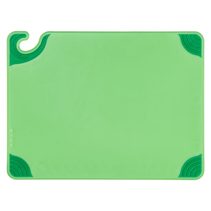 San Jamar CBG152012GN Saf-T-Grip Cutting Board, 15 x 20 x 1/2 in