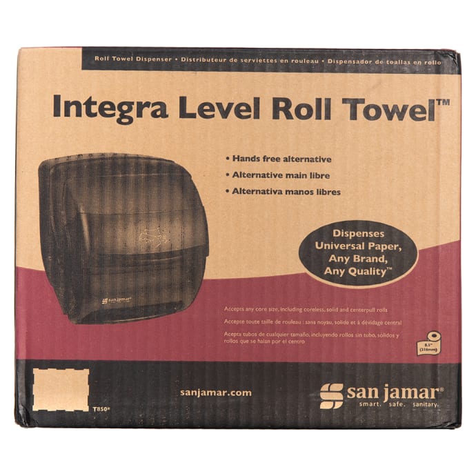 T850tbk Black Pearl Integra Plastic Lever Roll Towel Dispenser Austri