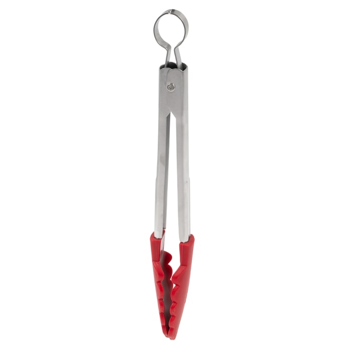 Tovolo 7 Stainless Steel Tongs Candy Apple Red