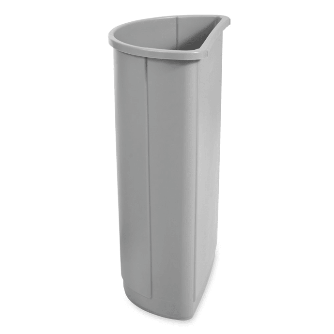 Rubbermaid Commercial Rigid Trash Can Liner,27-1/4 H x ,Gray