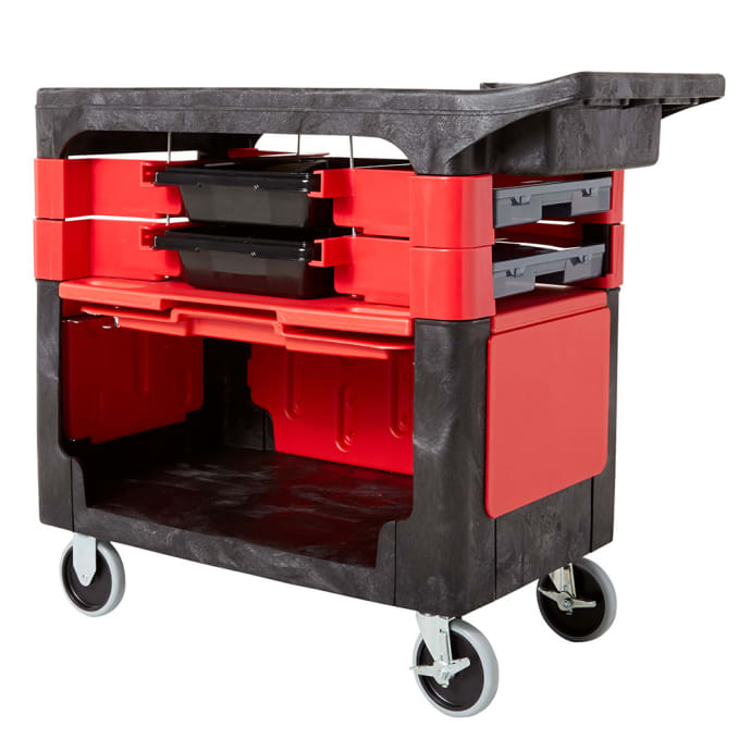 Rubbermaid Utility Cart, Red (Rubbermaid 3424-88 RED)