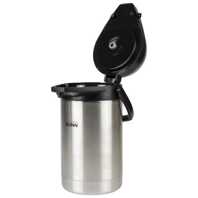 Bunn 2 1/2 Liter Lever Action Airpot, Stainless Steel Liner