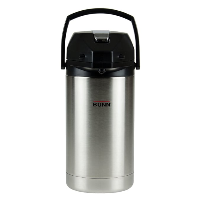 BUNN 32125.0000 2.5 Liter Lever-Action Commercial Airpot, Stainless Steel 