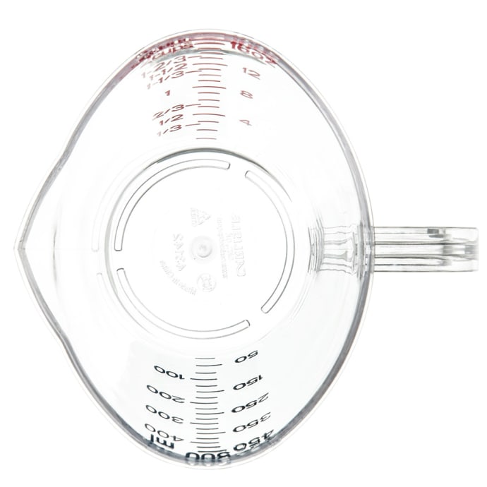 Carlisle 4314207 16 oz Oval Measuring Cup w/ Pour Spout & C Carlisle 4314207 16 oz Oval Measuring Cup w/ Pour Spout & C
