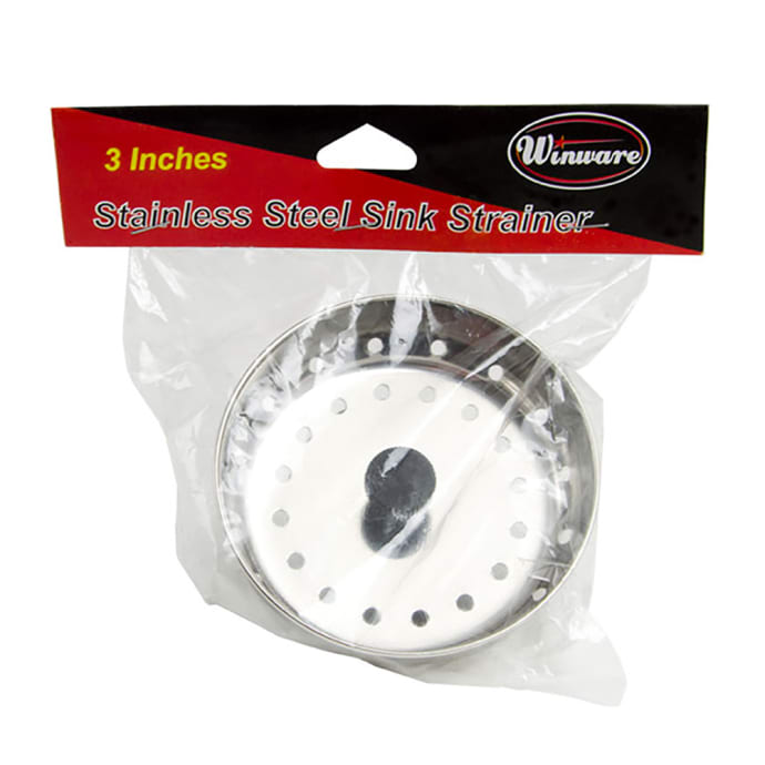 Winco SIK-3 Sink Strainer 3 With 2-1/2 Stopper