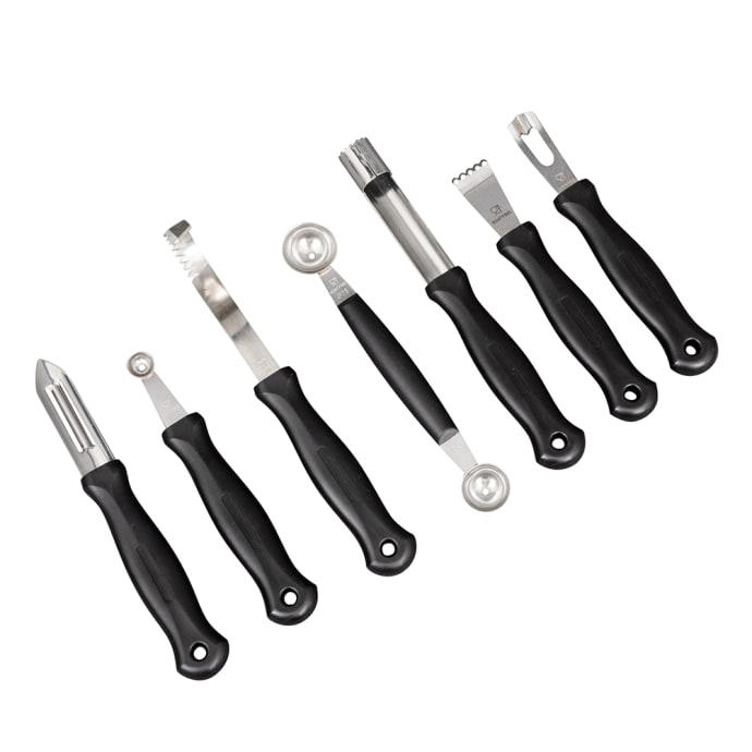Dexter Russell CC77 7 Piece Garnishing Tool Set