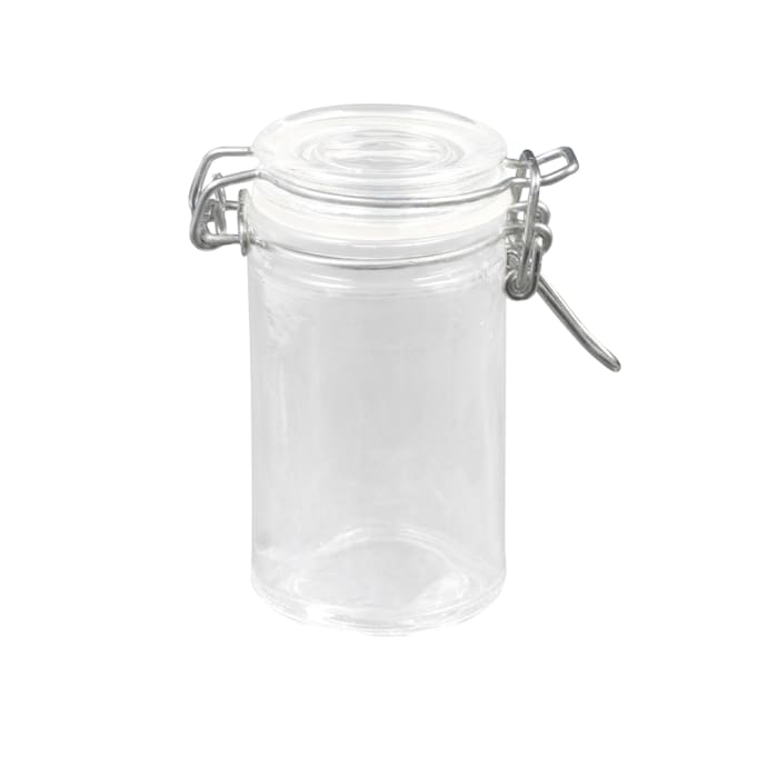 American Metalcraft HMMJ1 1-1/2 Oz. Mini Mason Jar With Hinged Lid