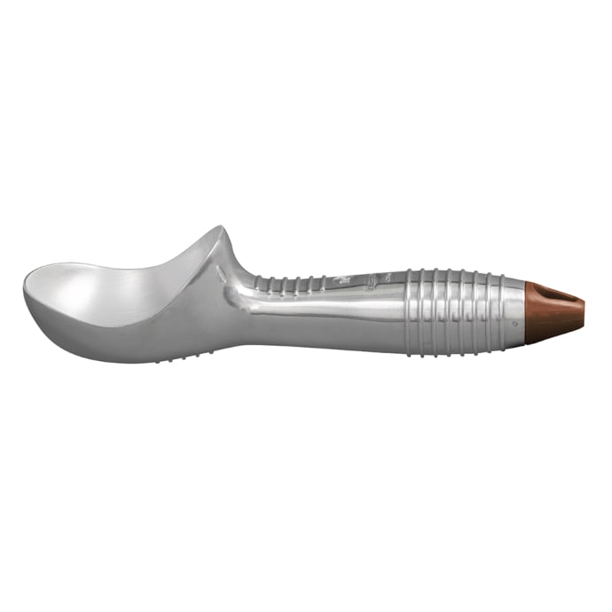 Vollrath 47274 4 oz Ice Cream Scoop - Size 10, Aluminum, Brown