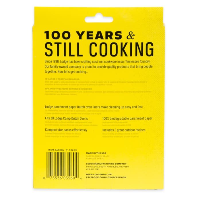 Lodge Dutch Oven Liner Pack w/ Universal 20