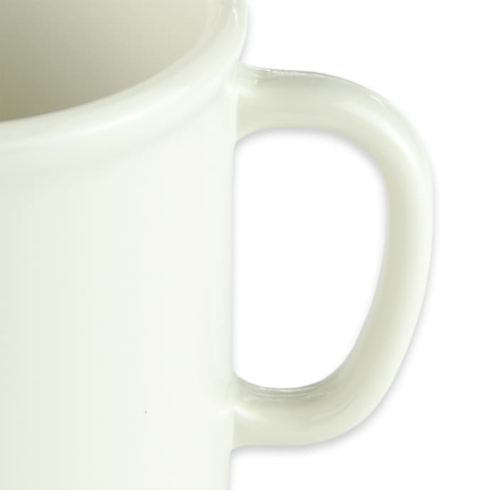 GET 12 oz Plastic Coffee Mug, Ivory (S-12-IV)