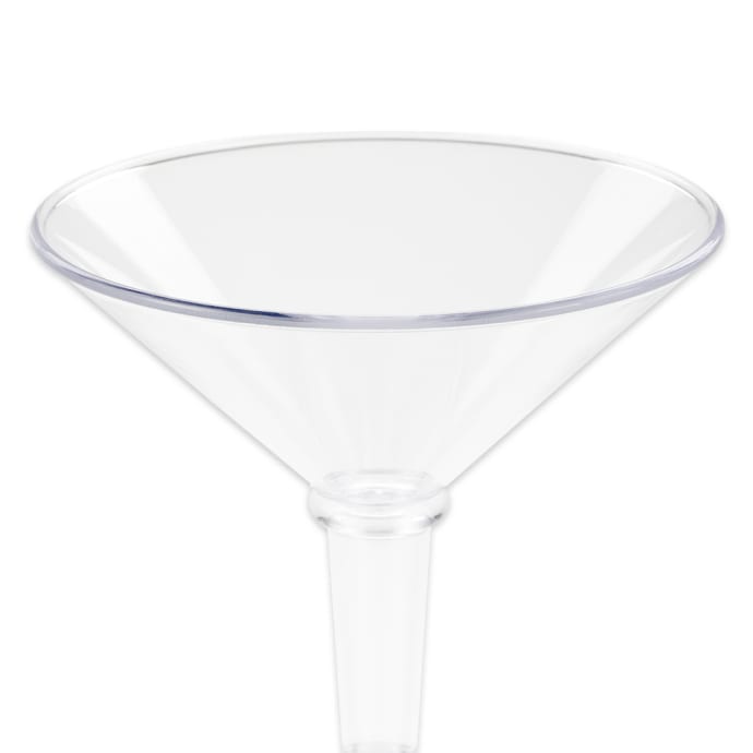 G.E.T. SW-1419-1-SAN-CL Clear 48 Oz Plastic Jumbo Martini Glass - Pack Of 3
