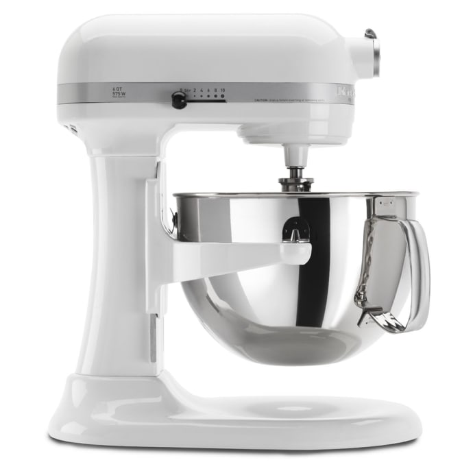 KitchenAid KP26M1XWH 10 Speed Stand Mixer w/ 6 qt Stainless