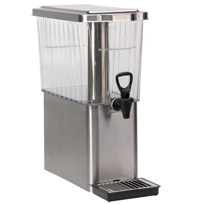 Winco SSBD-5, 5-Gallon Iced Tea Dispenser, Stainless Steel