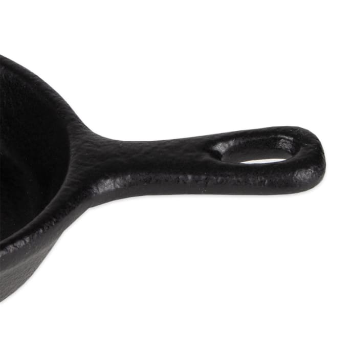 Diversified Ceramics DCI212BI 12 oz Skillet Server - Ceramic, Black Iron