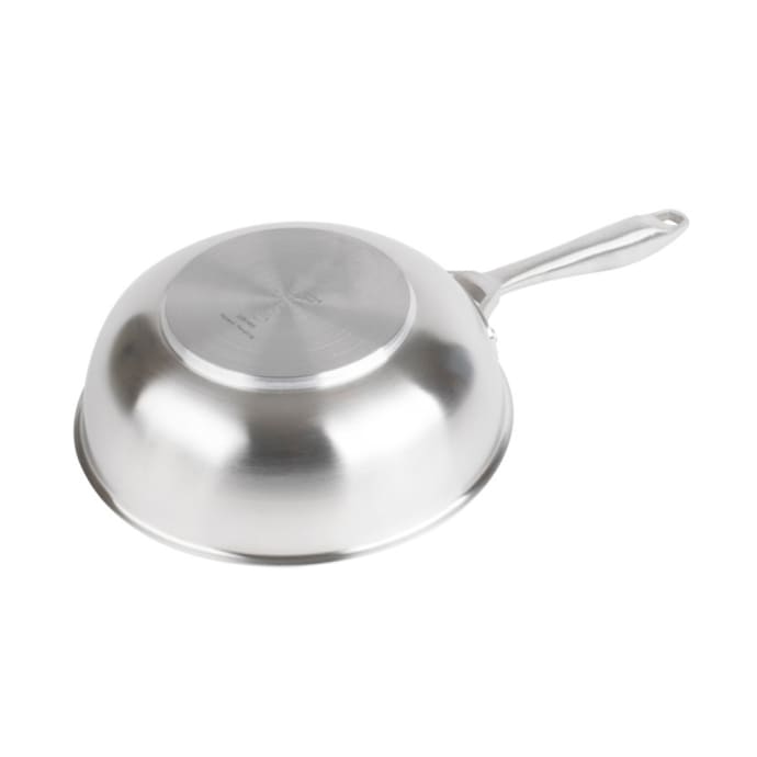 Vollrath 47792 Intrigue 3 Qt. Stainless Steel Saucier Pan with  Aluminum-Clad Bottom